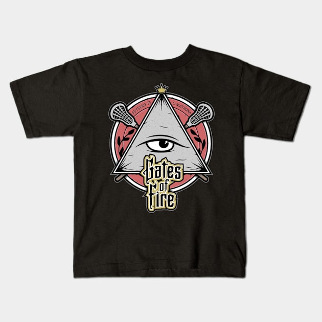 Gates of Fire Illuminati Kids T-Shirt by GatesOfFire